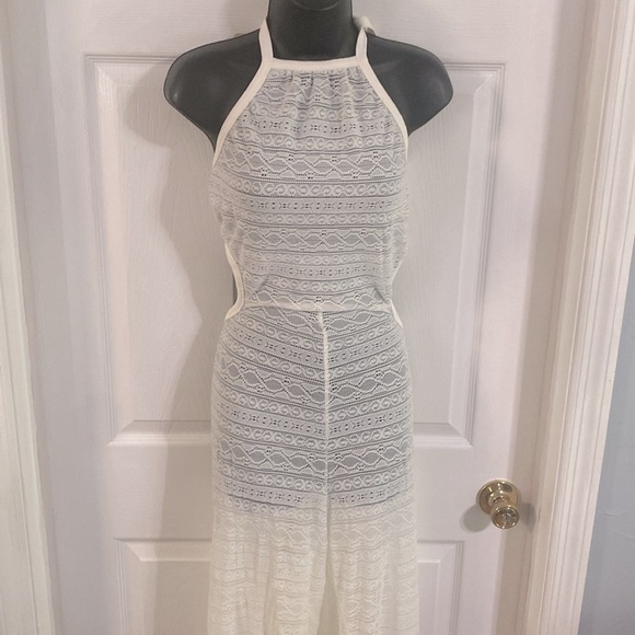 Yitty off white knit flare leg jumpsuit, size 1X, NWT. - Picture 4 of 16